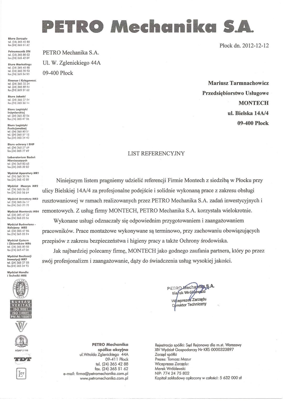 PETRO Mechanika S.A.