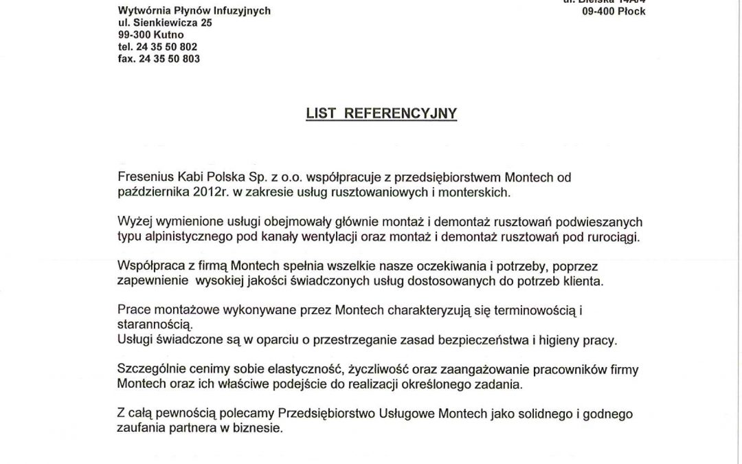 Fresenius Kabi Polska Sp. z.o.o.