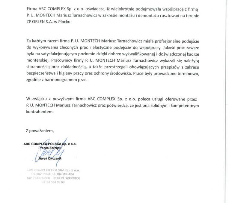 ABC COMPLEX Sp z o.o.