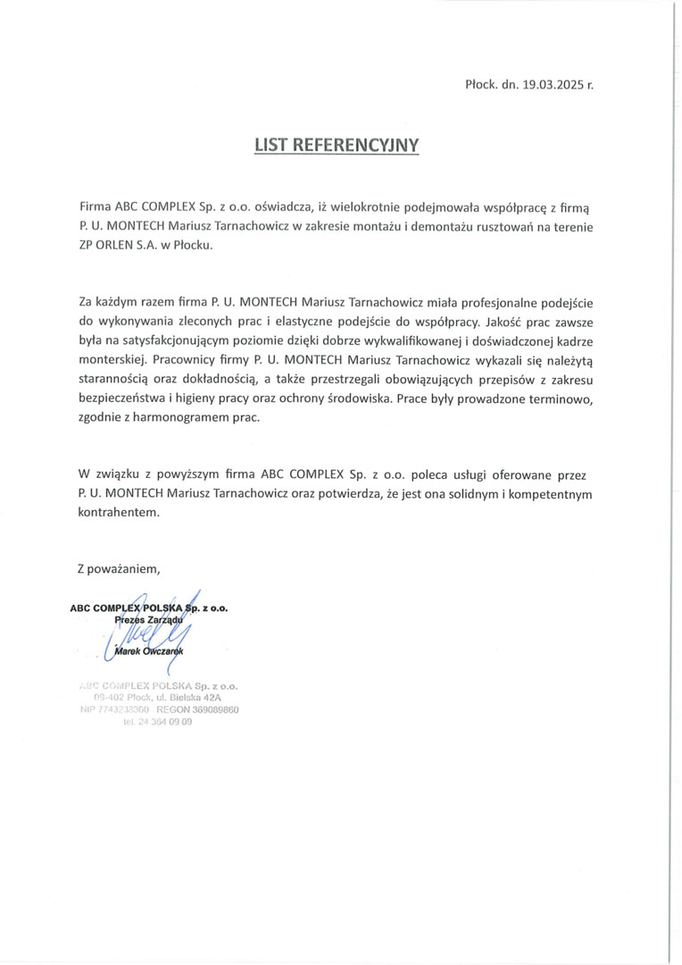 ABC COMPLEX Sp z o.o.