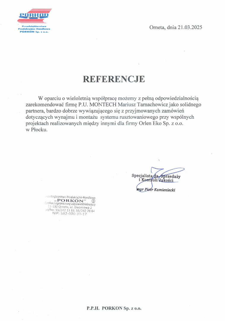 PORKON Sp. z o.o.